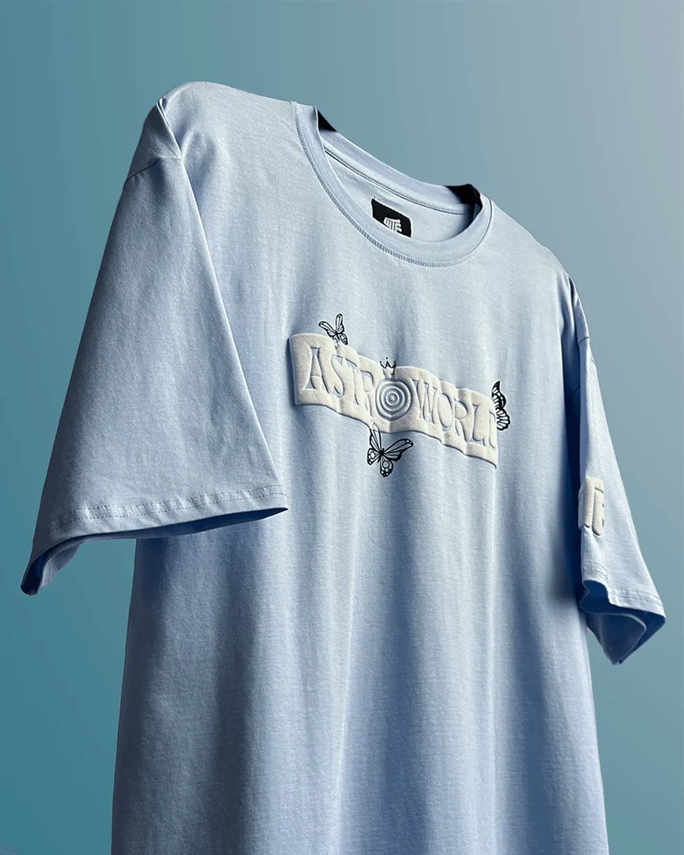Travis Scott Oversized T-shirt Sky Blue