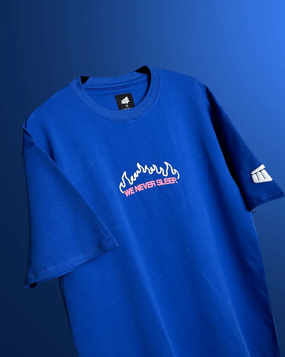Dreamers & Rebels Blue Heavyweight Oversized T-shirt