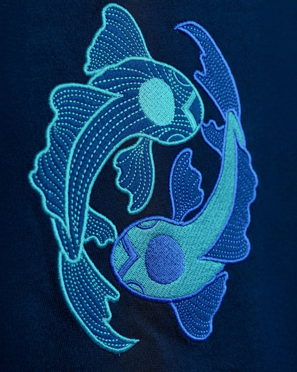 Koi Embroidered oversized T- Shirt